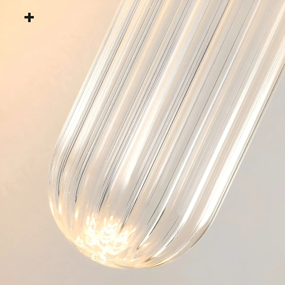 Nordycka szklano-mosiężna lampa ścienna – widok produktu 14 | Nuvira Home