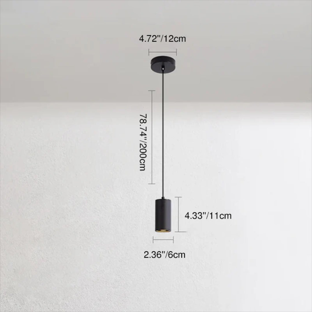 Nordycka żelazna kolumnowa lampa wisząca – widok produktu 14 | Nuvira Home