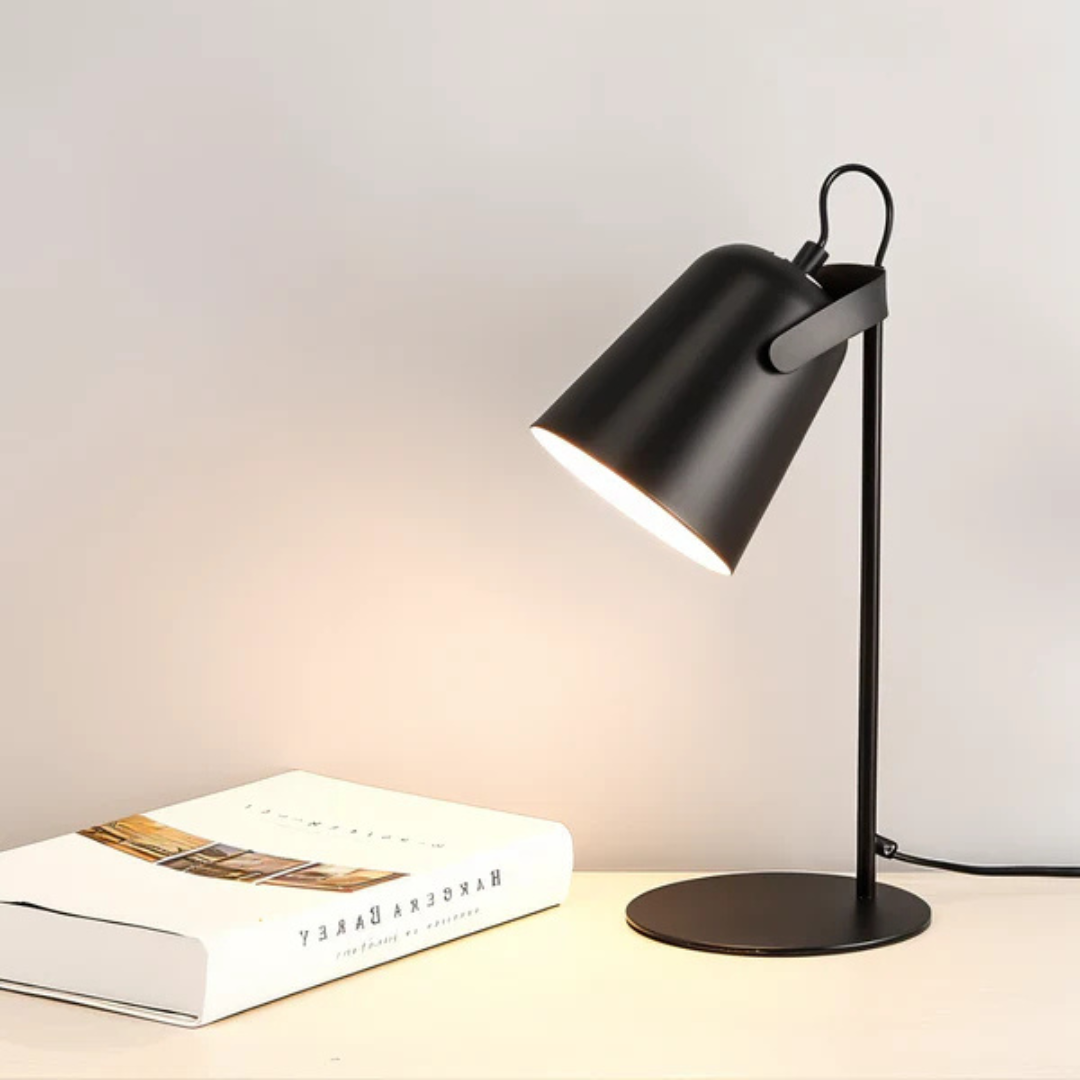 Nowoczesna Lampa Biurkowa LED – Regulowane Oświetlenie – widok produktu 6 | Nuvira Home