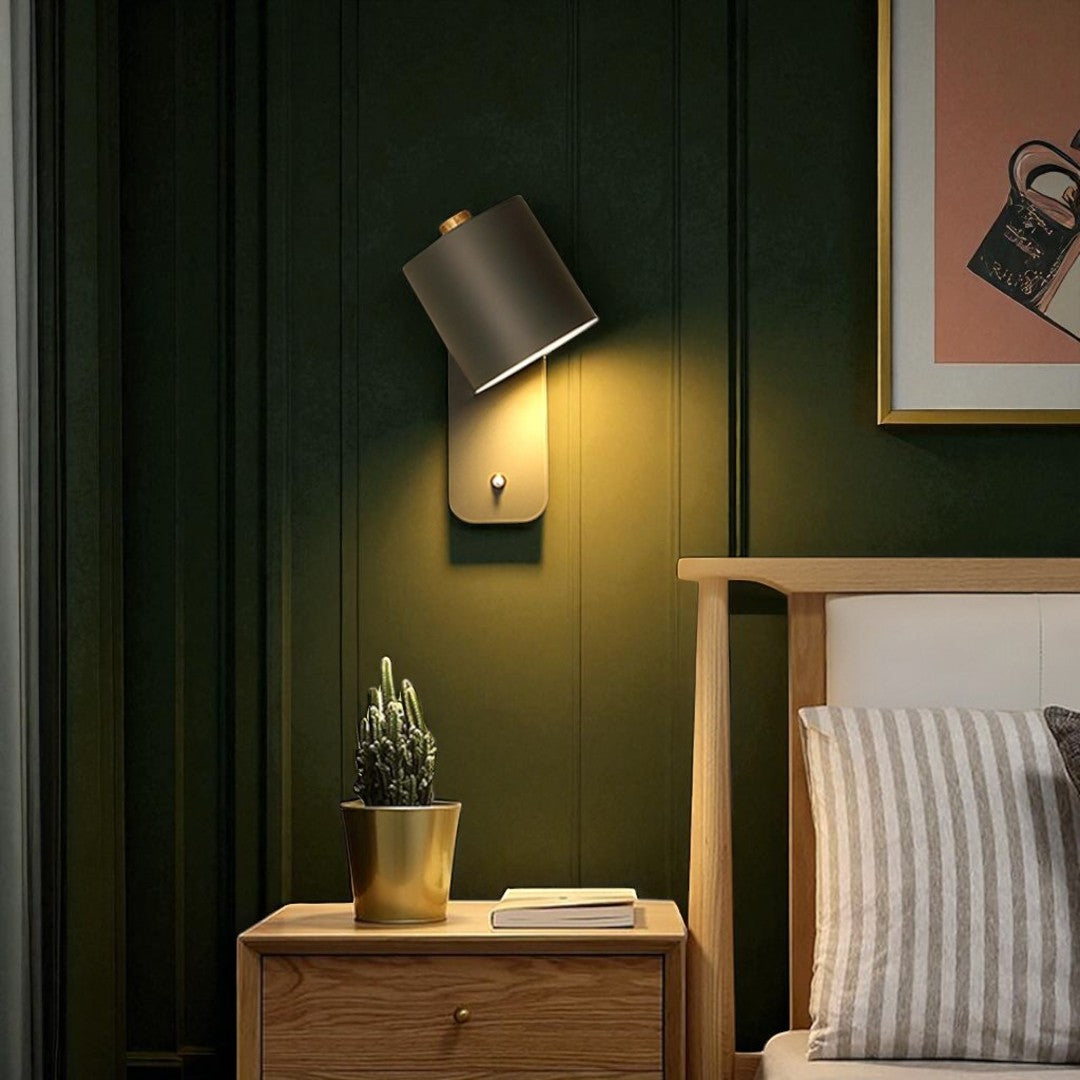 Nowoczesna Lampa Ścienna LED – Z Włącznikiem – widok produktu 2 | Nuvira Home