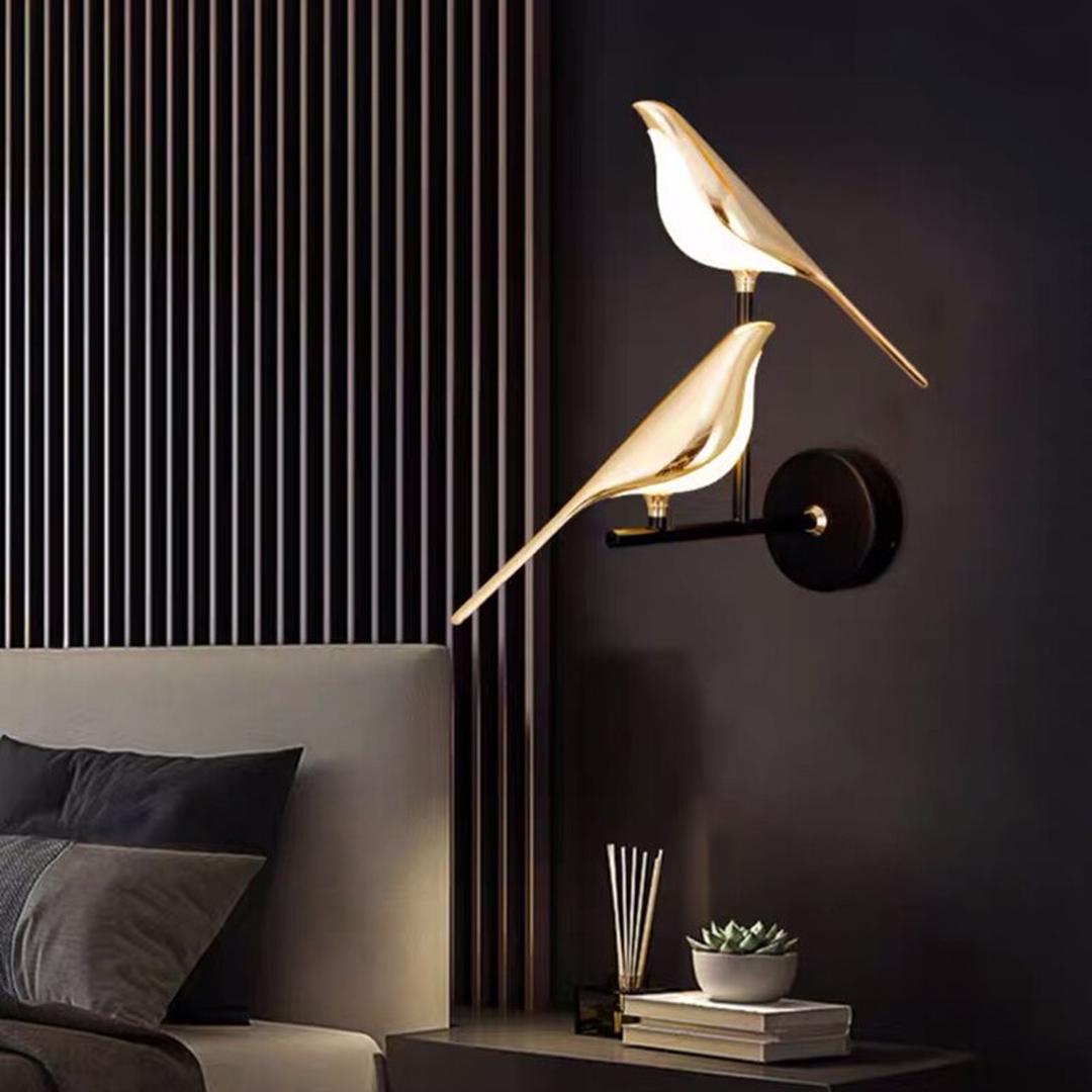 Nowoczesna Lampa Ścienna – Ptak Led – widok produktu 4 | Nuvira Home