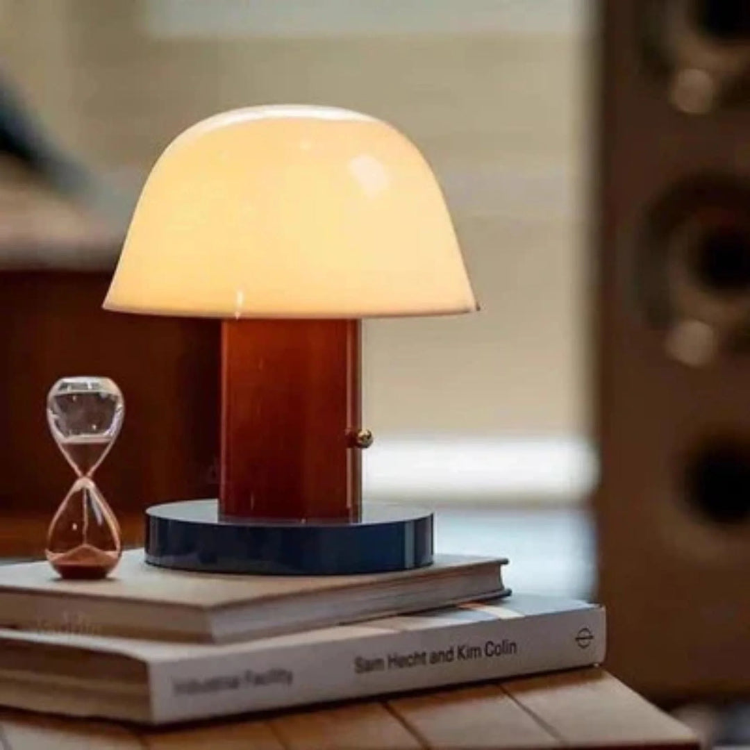 Nowoczesna lampa stołowa Mushroom – widok produktu 9 | Nuvira Home