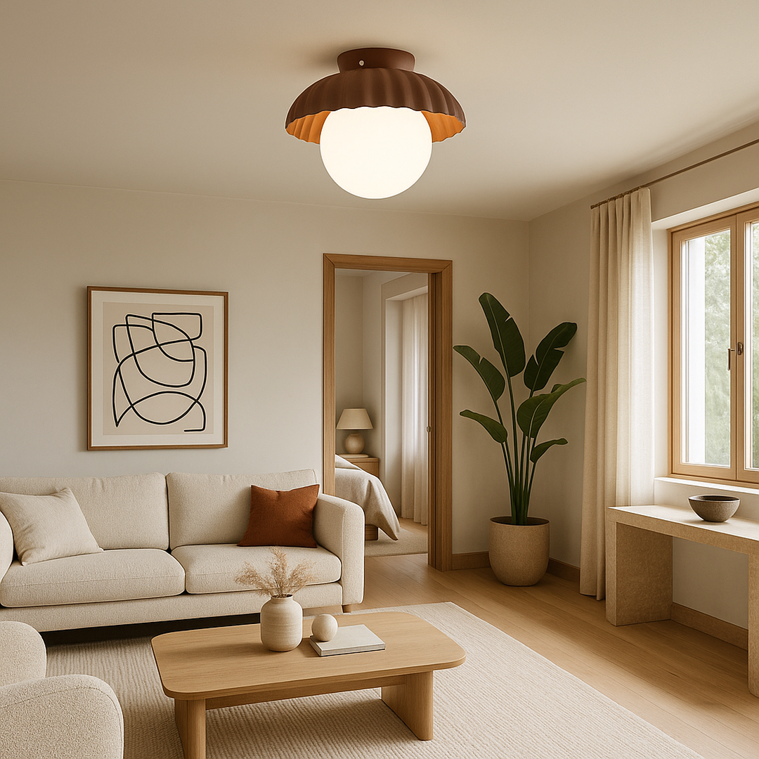 Nowoczesna Lampa Sufitowa – Do Strefy Dzienniego Pobytu – widok produktu 1 | Nuvira Home