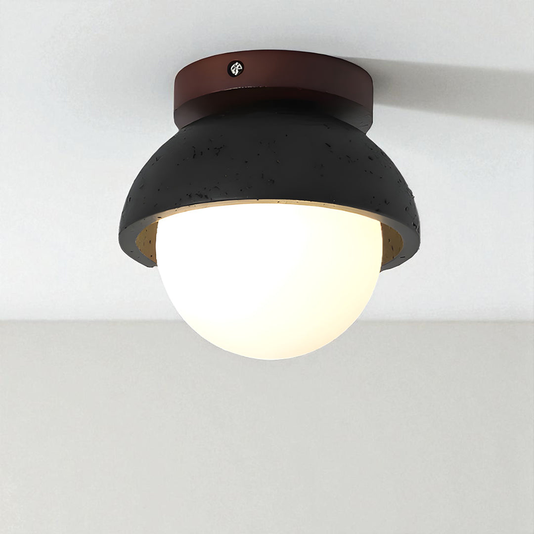 Nowoczesna lampa sufitowa – Wykończenie inspirowane kamieniem naturalnym – widok produktu 3 | Nuvira Home