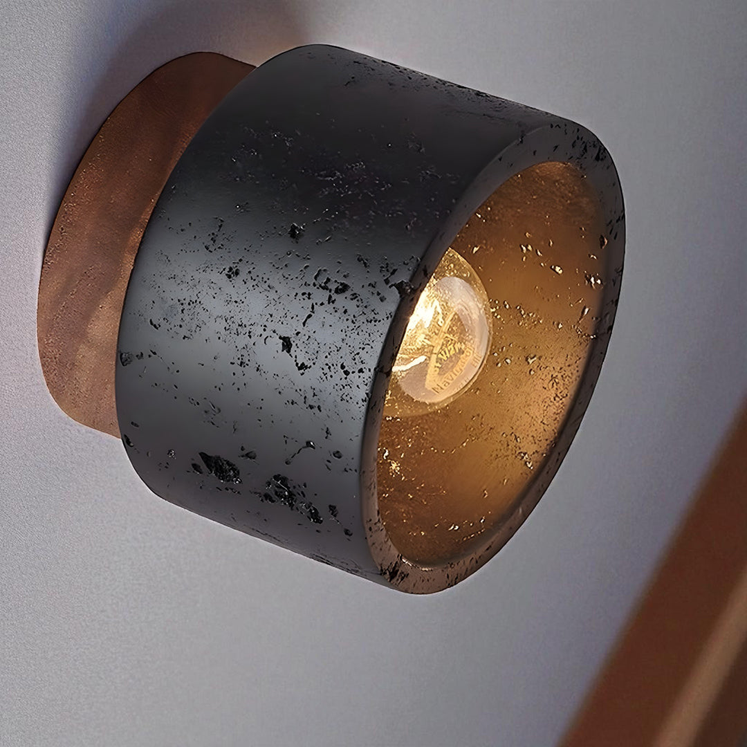 Nowoczesna lampa sufitowa – Wykończenie inspirowane kamieniem naturalnym – widok produktu 5 | Nuvira Home