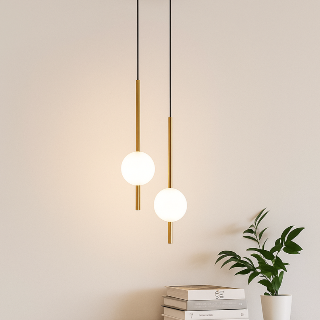 Nowoczesna Lampa Wisząca – Do Sypialni – widok produktu 11 | Nuvira Home