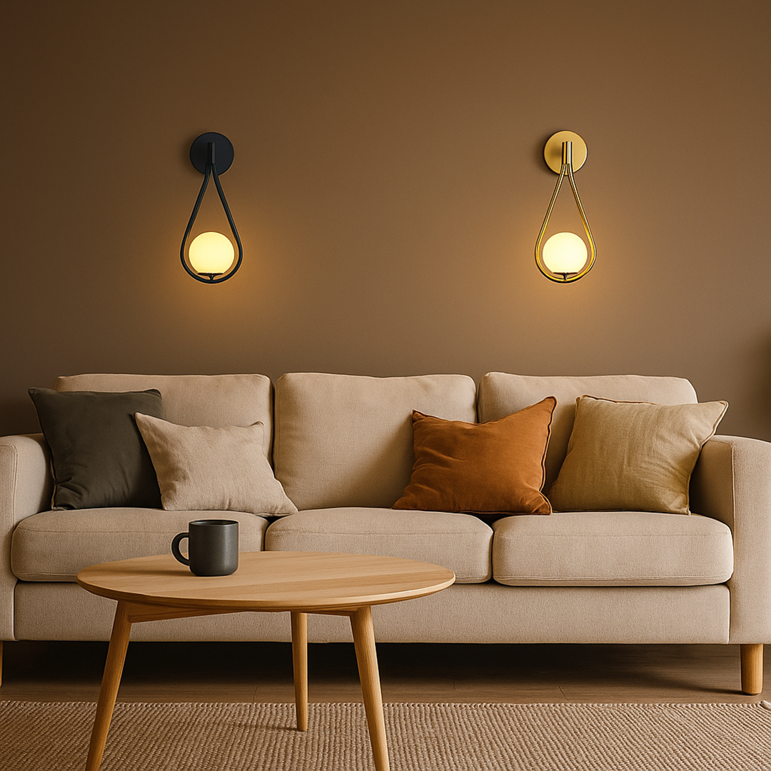 Nowoczesna nordycka lampa ścienna – Regulowany design – widok produktu 2 | Nuvira Home
