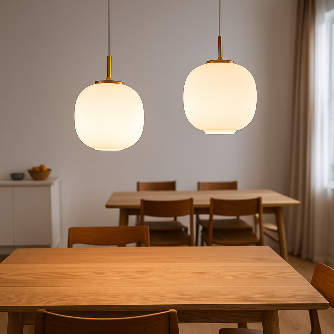 Nowoczesna Nordycka Lampa Wisząca W Stylu Radius – Skandynawska – widok produktu 1 | Nuvira Home