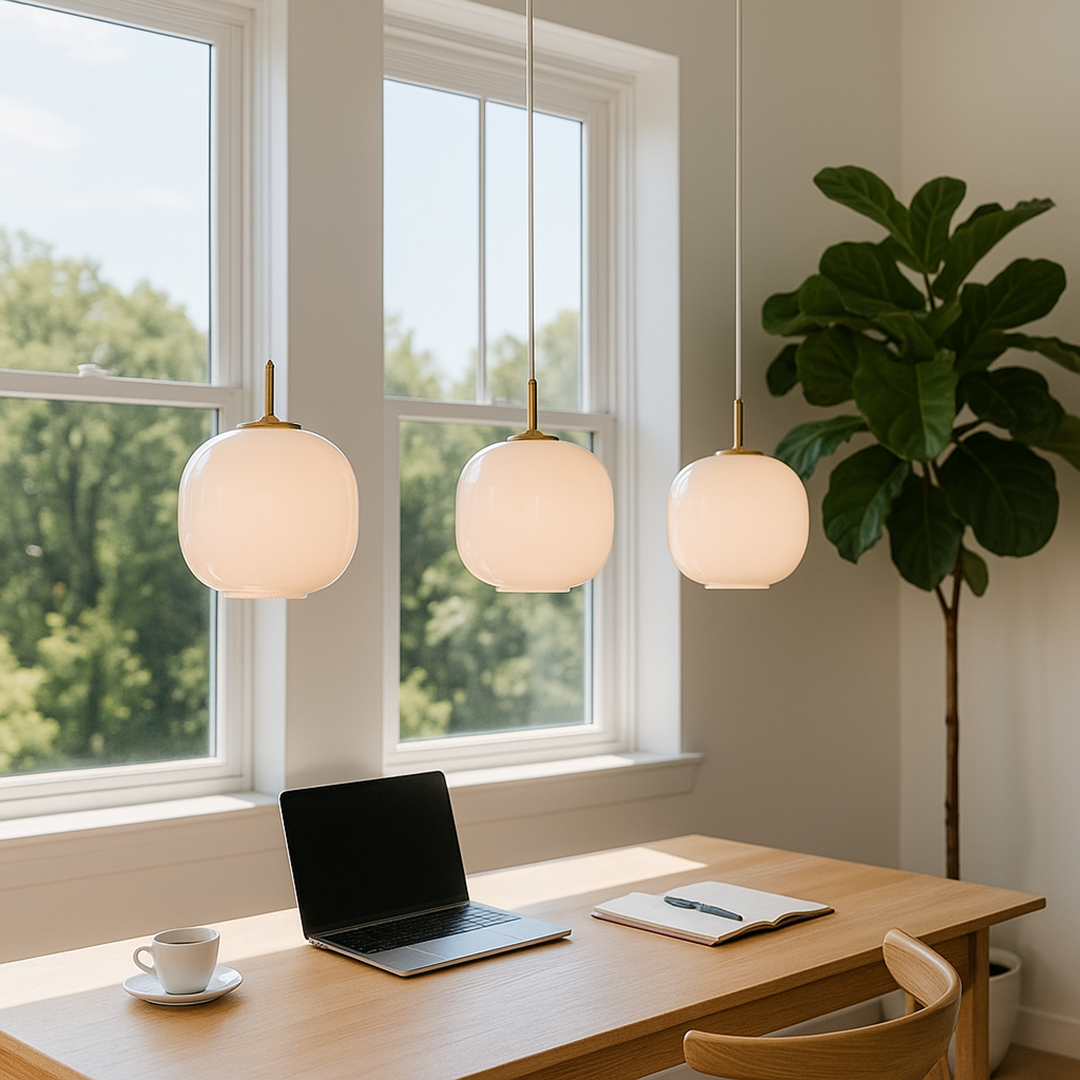 Nowoczesna Nordycka Lampa Wisząca W Stylu Radius – Skandynawska – widok produktu 2 | Nuvira Home