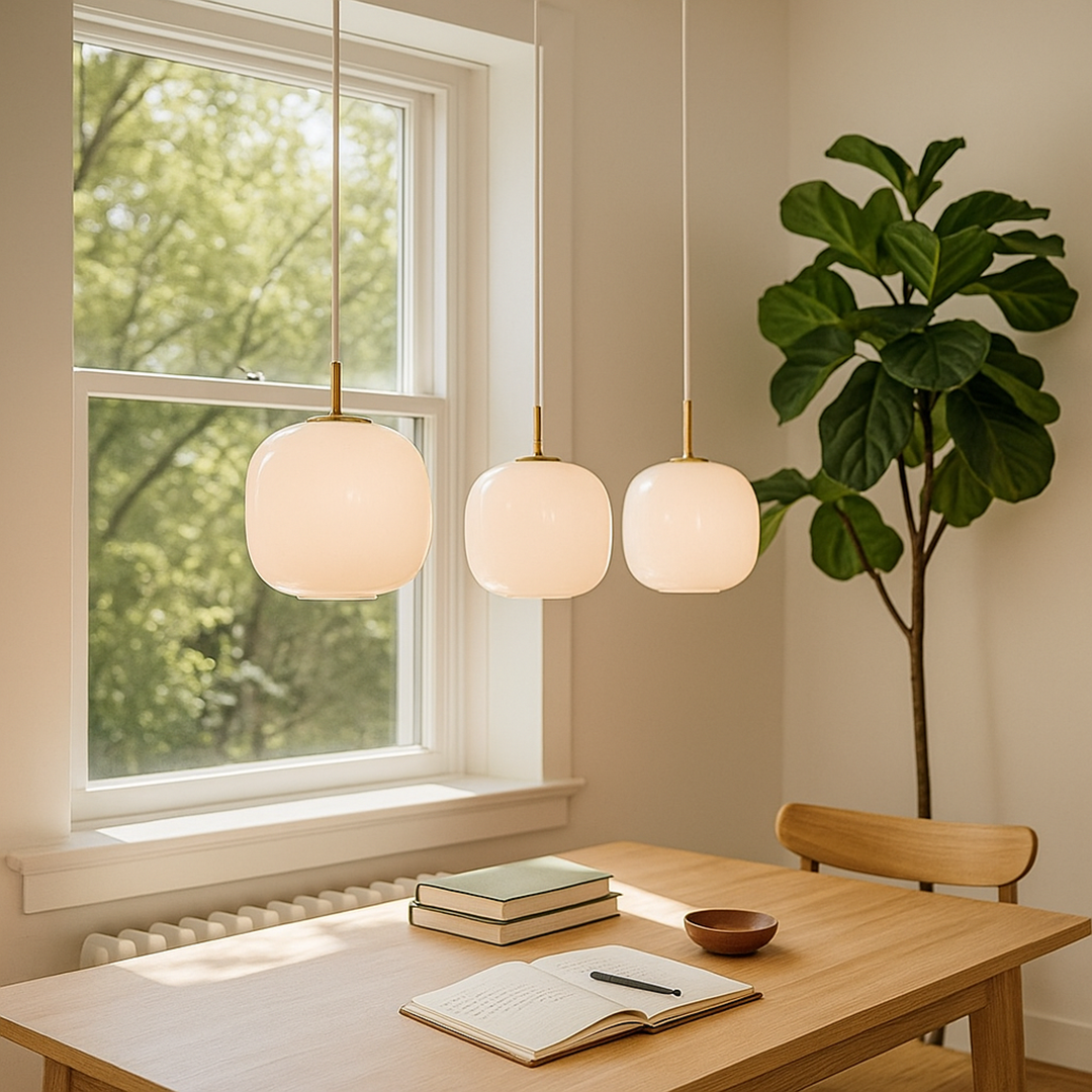 Nowoczesna Nordycka Lampa Wisząca W Stylu Radius – Skandynawska – widok produktu 3 | Nuvira Home