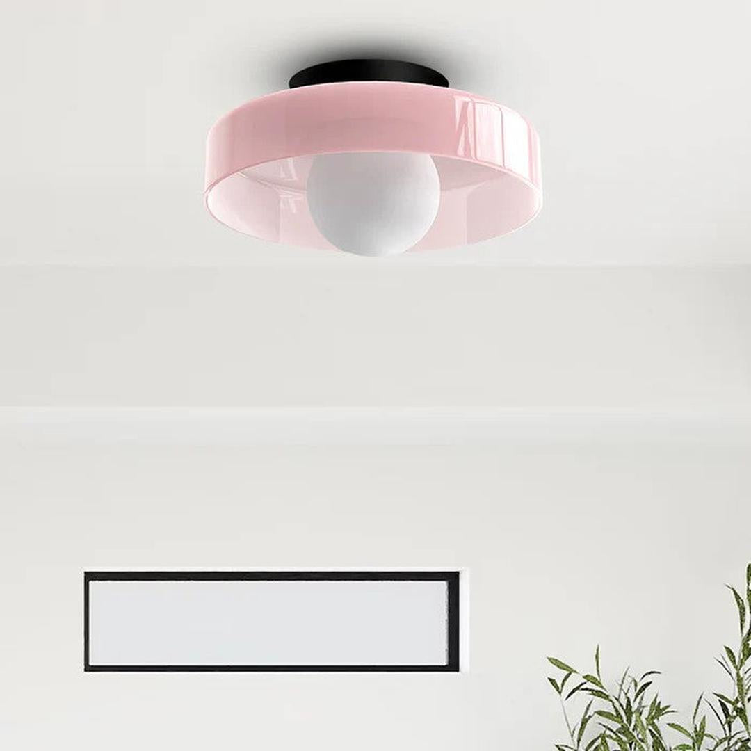 Nowoczesna Okrągła Lampa Sufitowa do Kuchni z Wbudowanym Oświetleniem LED – widok produktu 13 | Nuvira Home