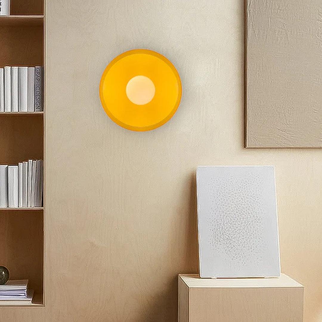 Nowoczesna Okrągła Lampa Sufitowa do Kuchni z Wbudowanym Oświetleniem LED – widok produktu 16 | Nuvira Home