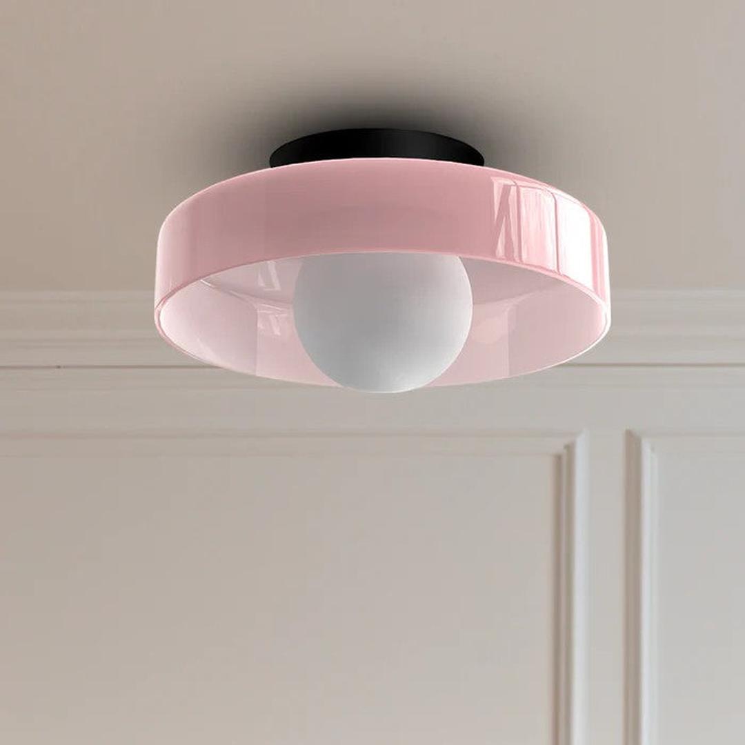 Nowoczesna Okrągła Lampa Sufitowa do Kuchni z Wbudowanym Oświetleniem LED – widok produktu 18 | Nuvira Home