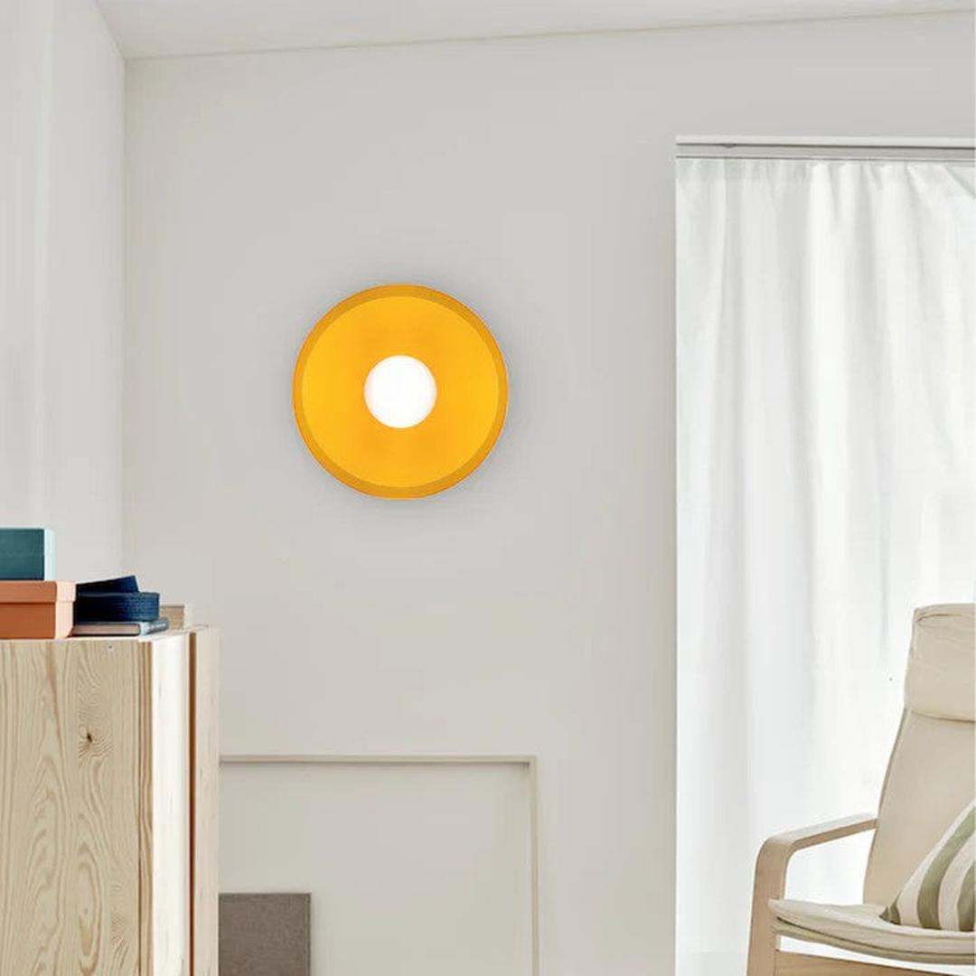 Nowoczesna Okrągła Lampa Sufitowa do Kuchni z Wbudowanym Oświetleniem LED – widok produktu 19 | Nuvira Home