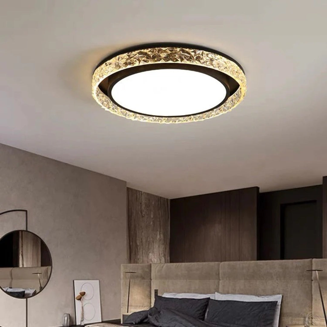 Nowoczesna okrągła lampa sufitowa – widok produktu 3 | Nuvira Home