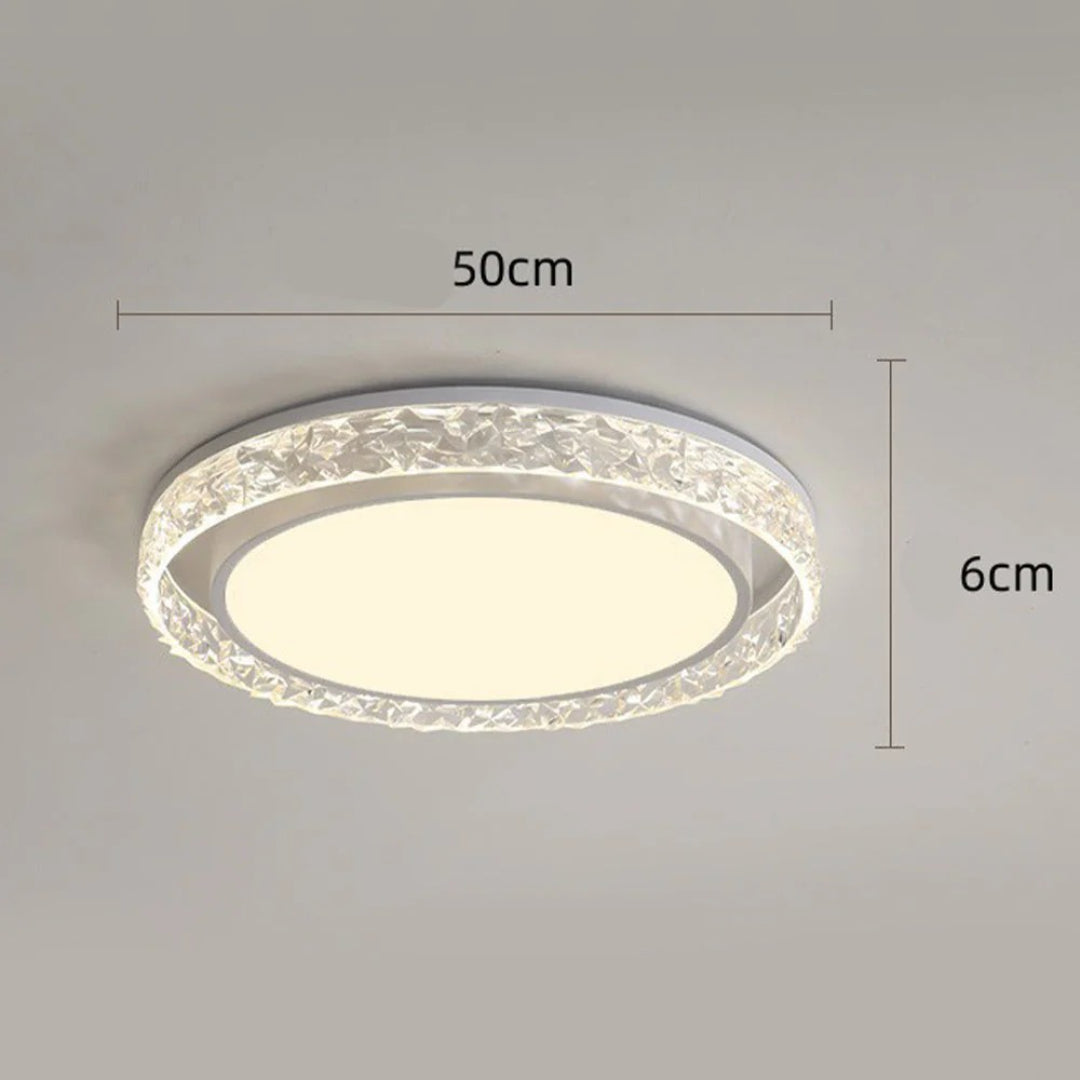 Nowoczesna okrągła lampa sufitowa – widok produktu 10 | Nuvira Home