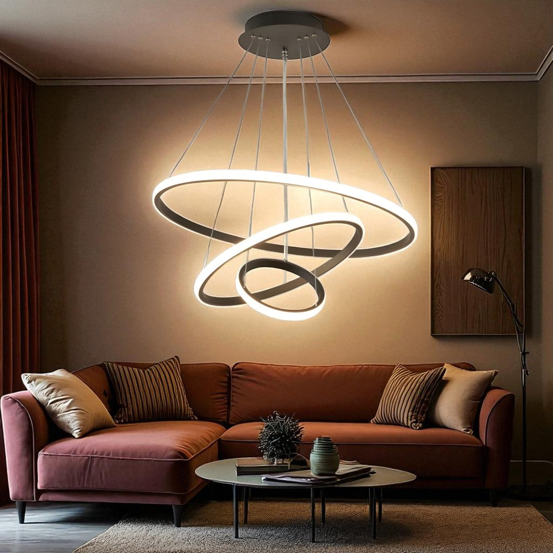 Nowoczesna Okrągła Lampa Sufitowa – Stylowa – widok produktu 4 | Nuvira Home