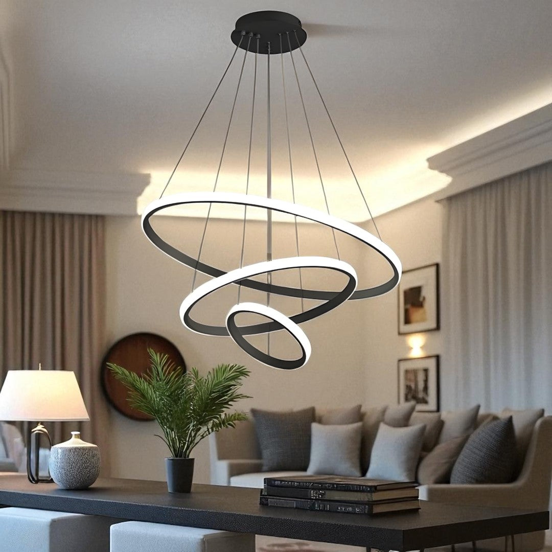 Nowoczesna Okrągła Lampa Sufitowa – Stylowa – widok produktu 7 | Nuvira Home