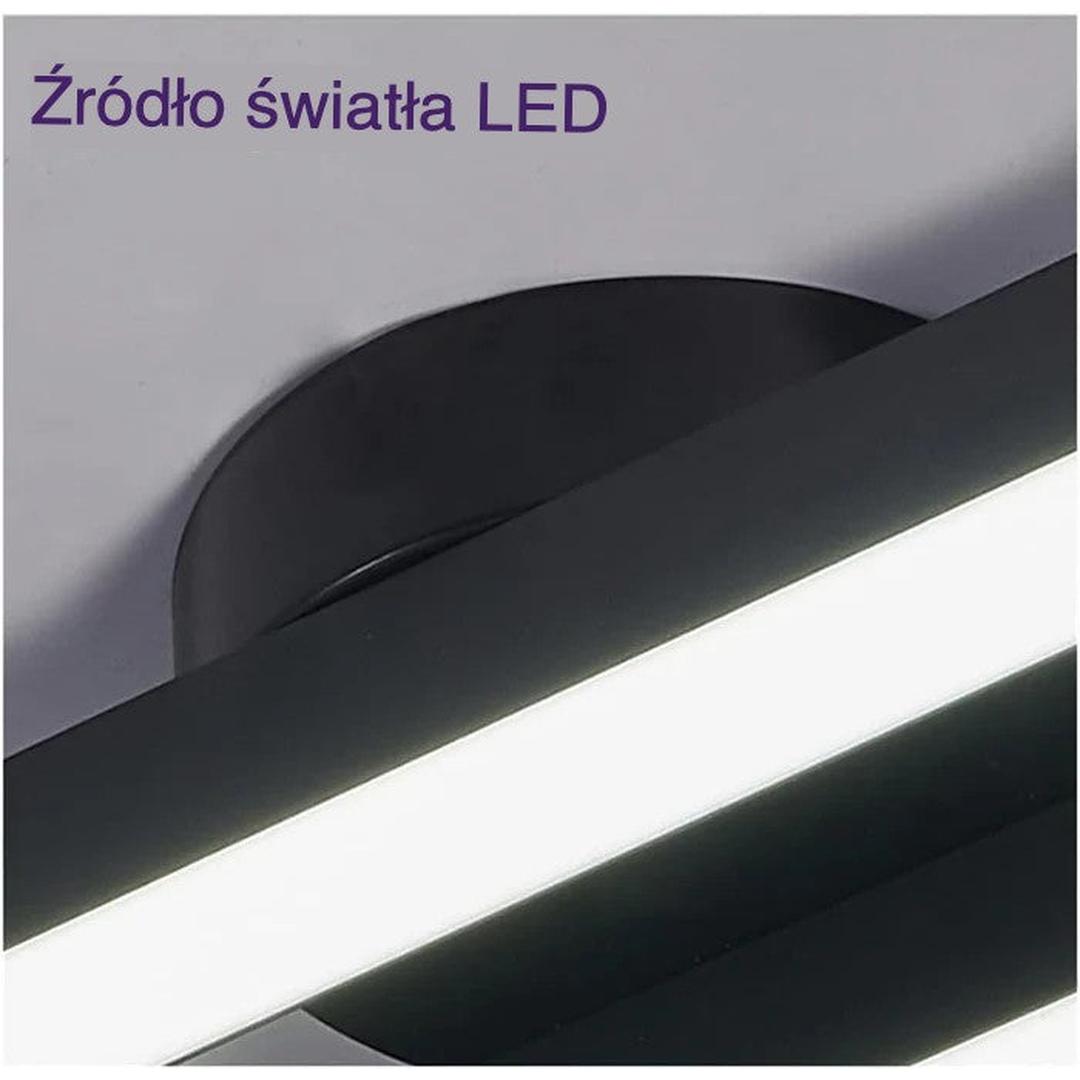 Nowoczesna Podłużna Lampa Sufitowa z Aluminium z Oświetleniem LED – widok produktu 7 | Nuvira Home