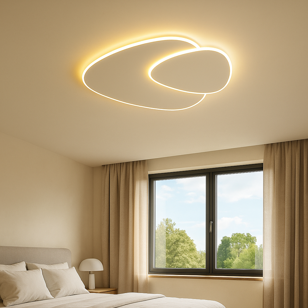 Nowoczesna Smukła Lampa Sufitowa Natynkowa – LED – widok produktu 5 | Nuvira Home