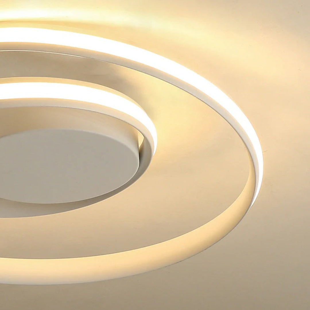 Nowoczesna sufitowa lampa pierścieniowa z żelaza – widok produktu 16 | Nuvira Home