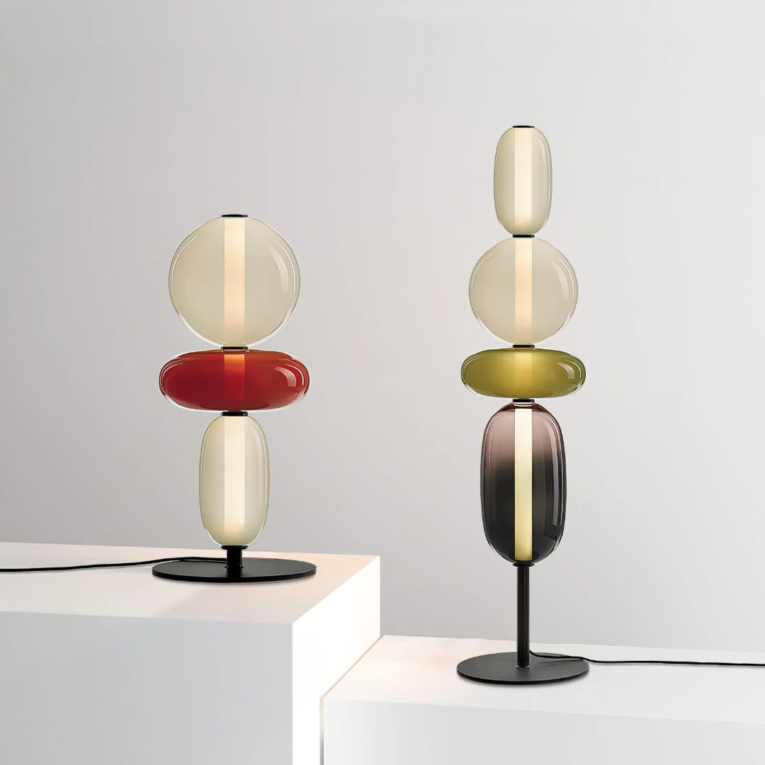Nowoczesna szklana lampa podłogowa – widok produktu 15 | Nuvira Home