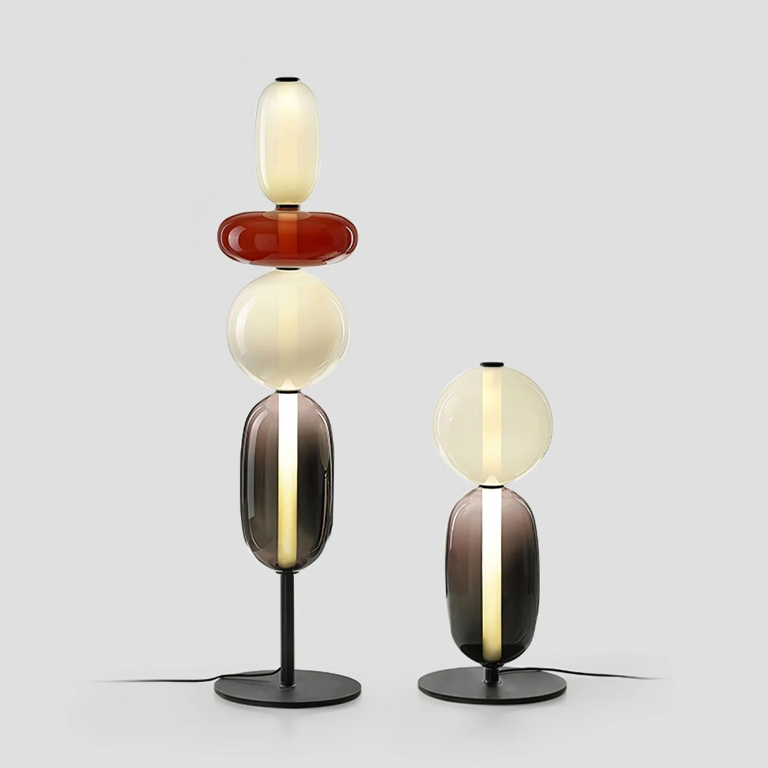 Nowoczesna szklana lampa podłogowa – widok produktu 16 | Nuvira Home