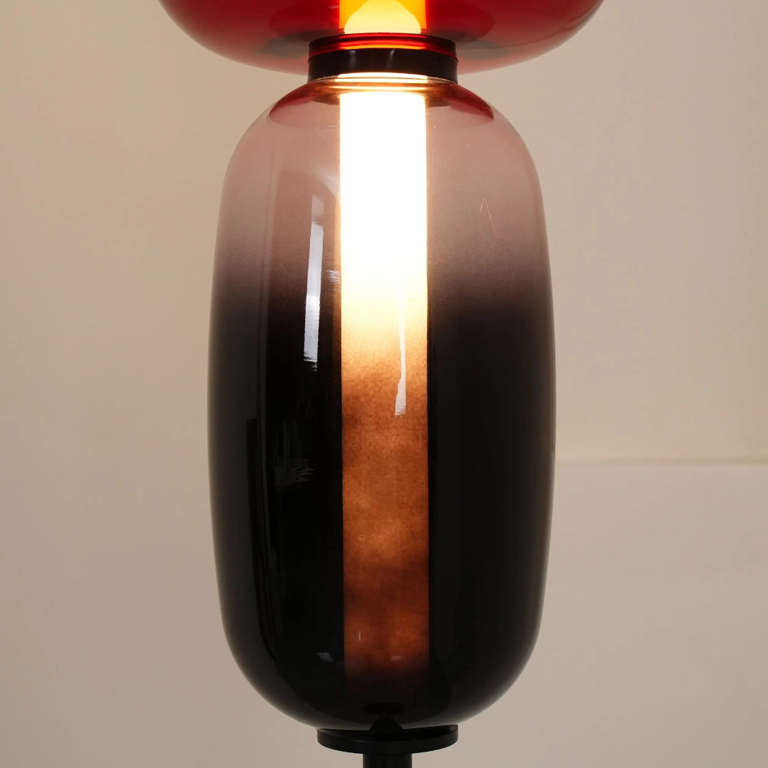 Nowoczesna szklana lampa podłogowa – widok produktu 19 | Nuvira Home