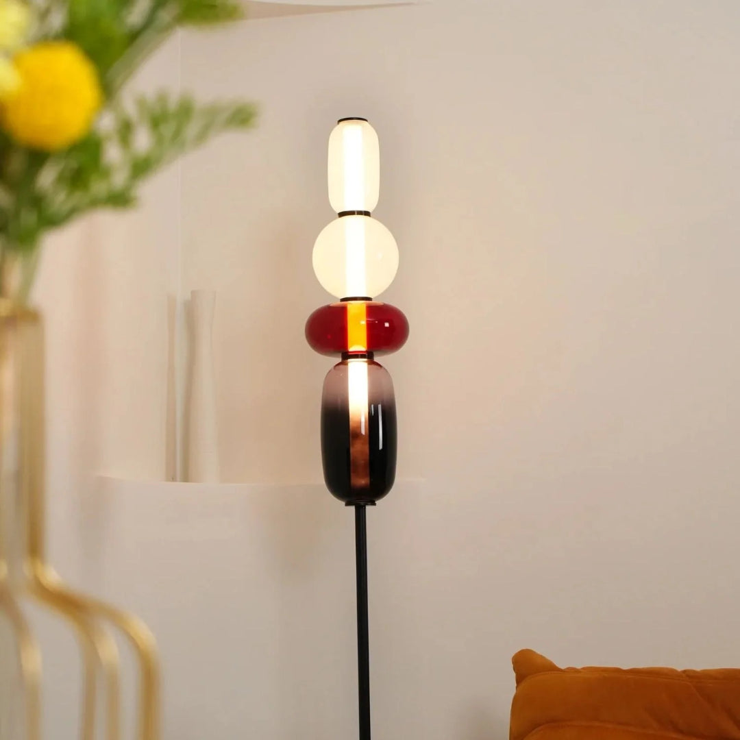 Nowoczesna szklana lampa podłogowa – widok produktu 25 | Nuvira Home