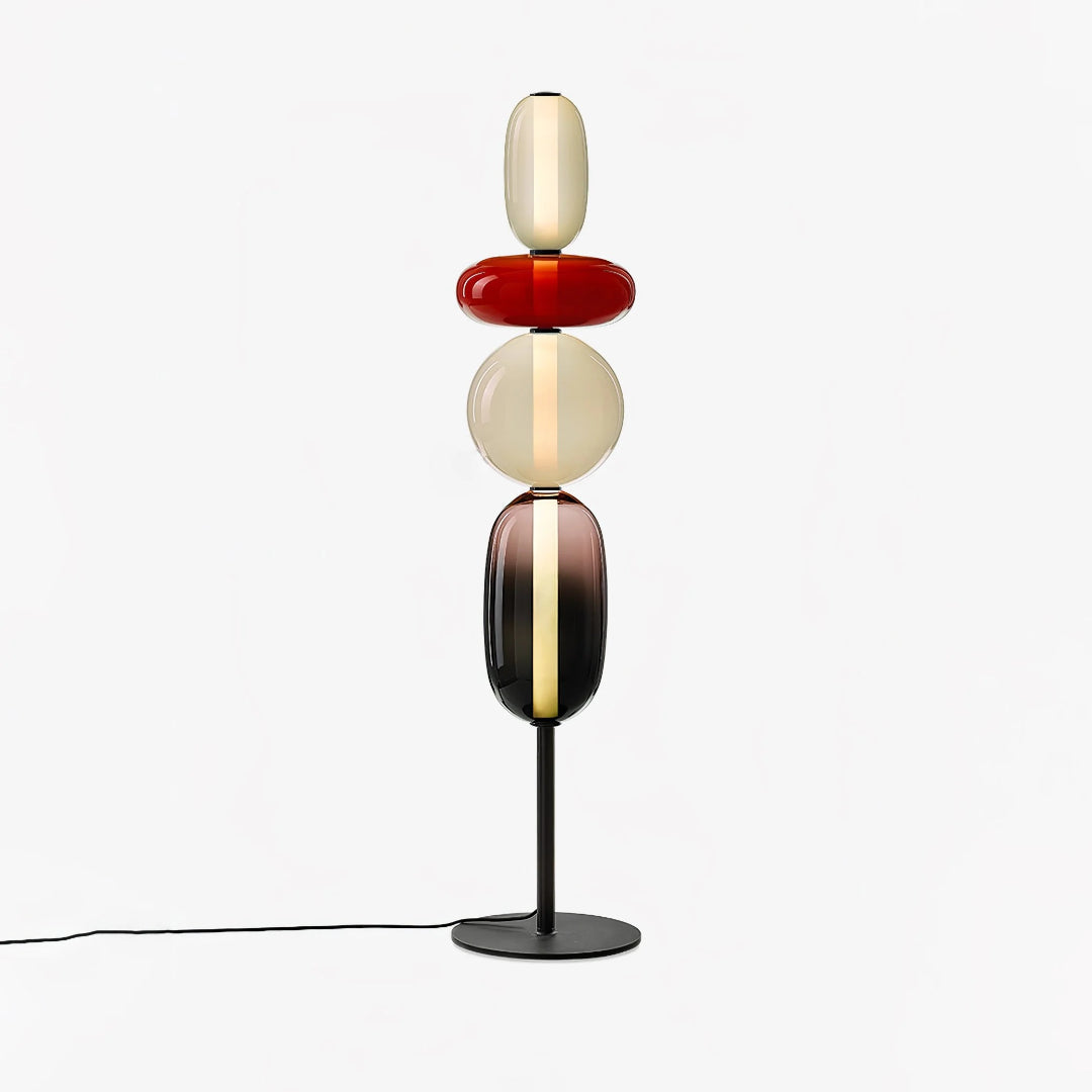 Nowoczesna szklana lampa podłogowa – widok produktu 30 | Nuvira Home