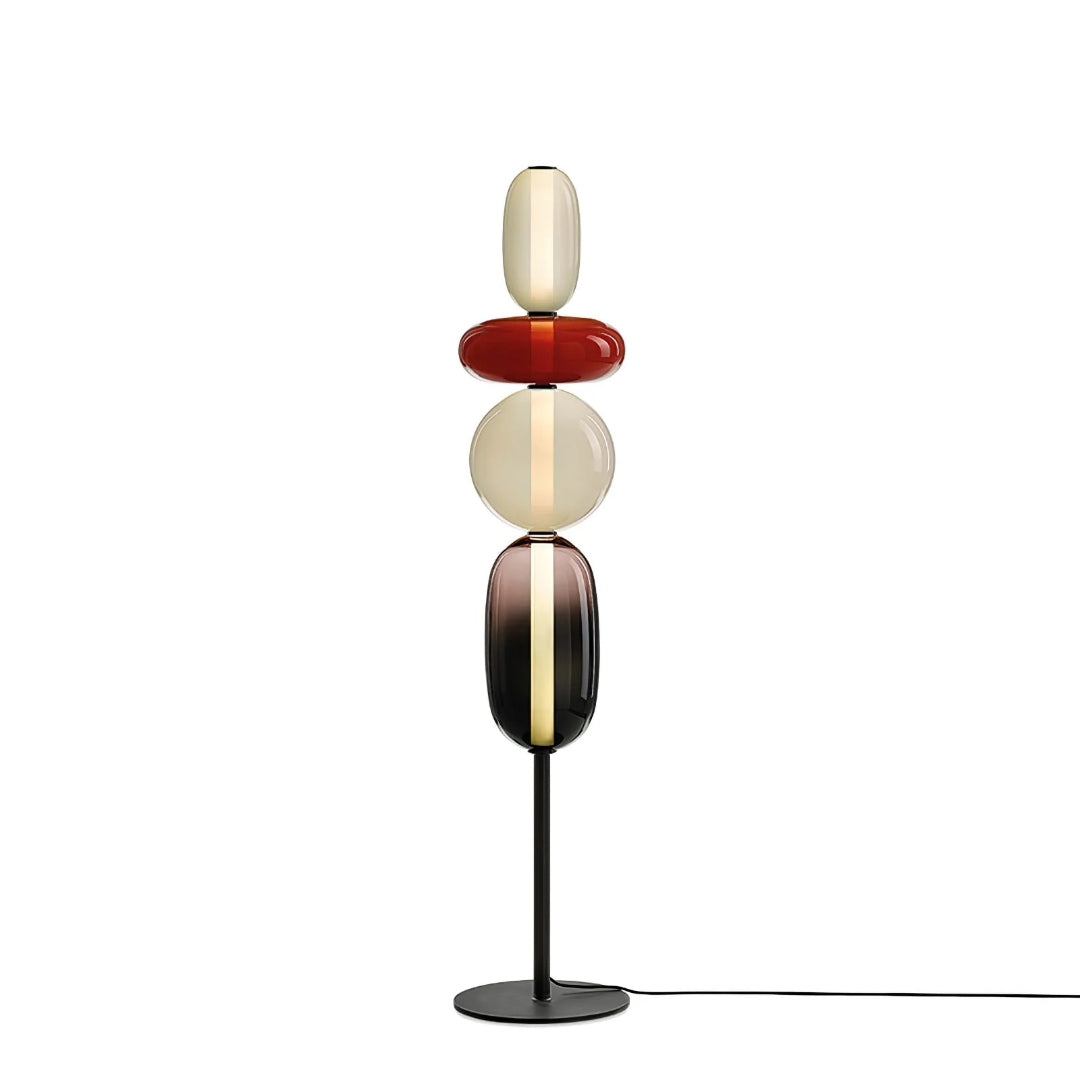 Nowoczesna szklana lampa podłogowa – widok produktu 31 | Nuvira Home
