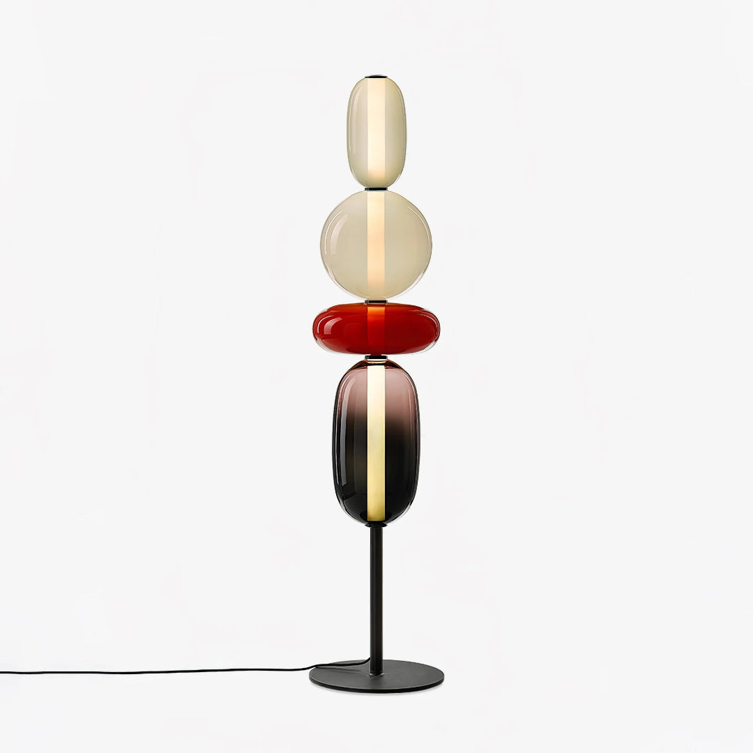 Nowoczesna szklana lampa podłogowa – widok produktu 32 | Nuvira Home