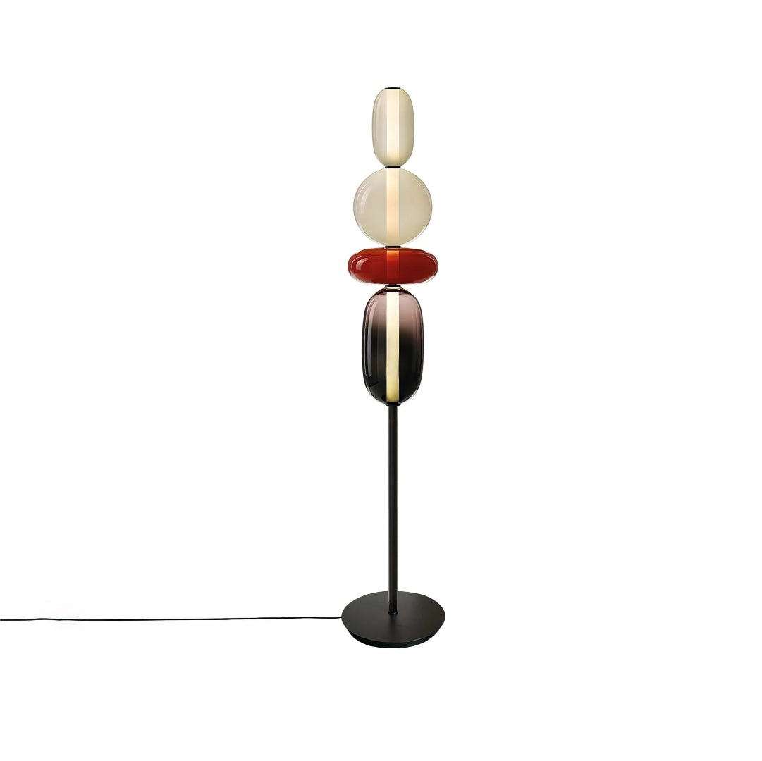 Nowoczesna szklana lampa podłogowa – widok produktu 38 | Nuvira Home