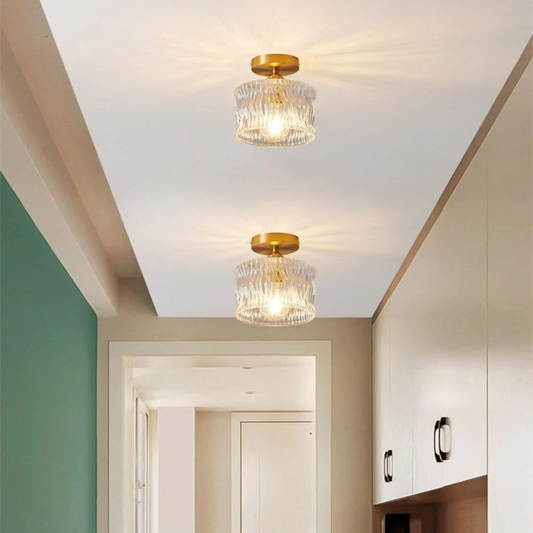 Nowoczesna szklana lampa sufitowa – widok produktu 5 | Nuvira Home