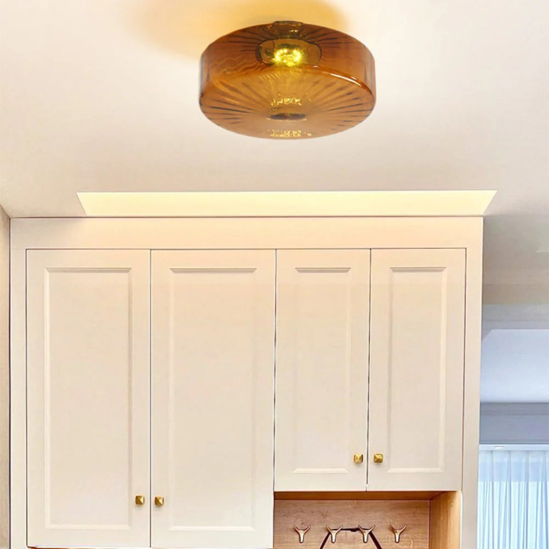 Nowoczesna szklana lampa sufitowa – widok produktu 7 | Nuvira Home