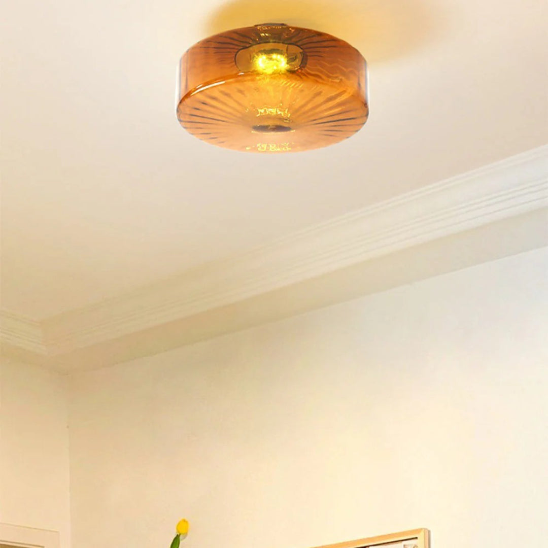 Nowoczesna szklana lampa sufitowa – widok produktu 8 | Nuvira Home
