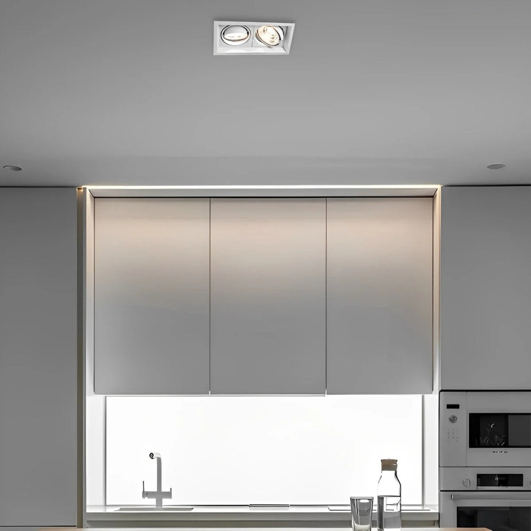 Nowoczesny regulowany wpuszczany reflektor LED – widok produktu 5 | Nuvira Home