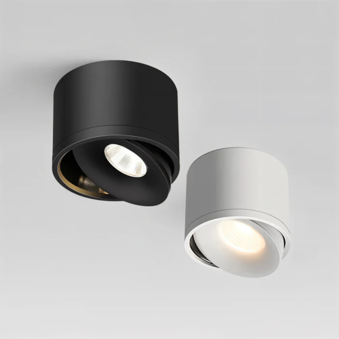 Obrotowa Lampa Sufitowa LED 360° – Minimalistyczny Design – widok produktu 3 | Nuvira Home