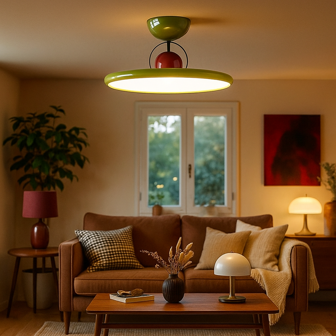 Okrągła Lampa Sufitowa Do Domu – Nowoczesna – widok produktu 2 | Nuvira Home