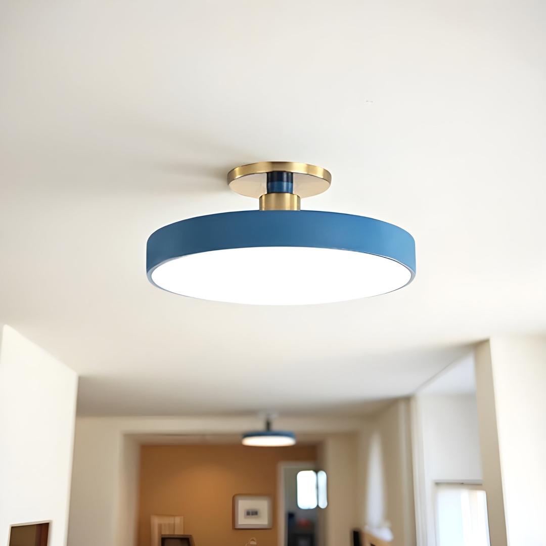 Okrągła Lampa Sufitowa LED – Nowoczesne Wnętrza – widok produktu 2 | Nuvira Home