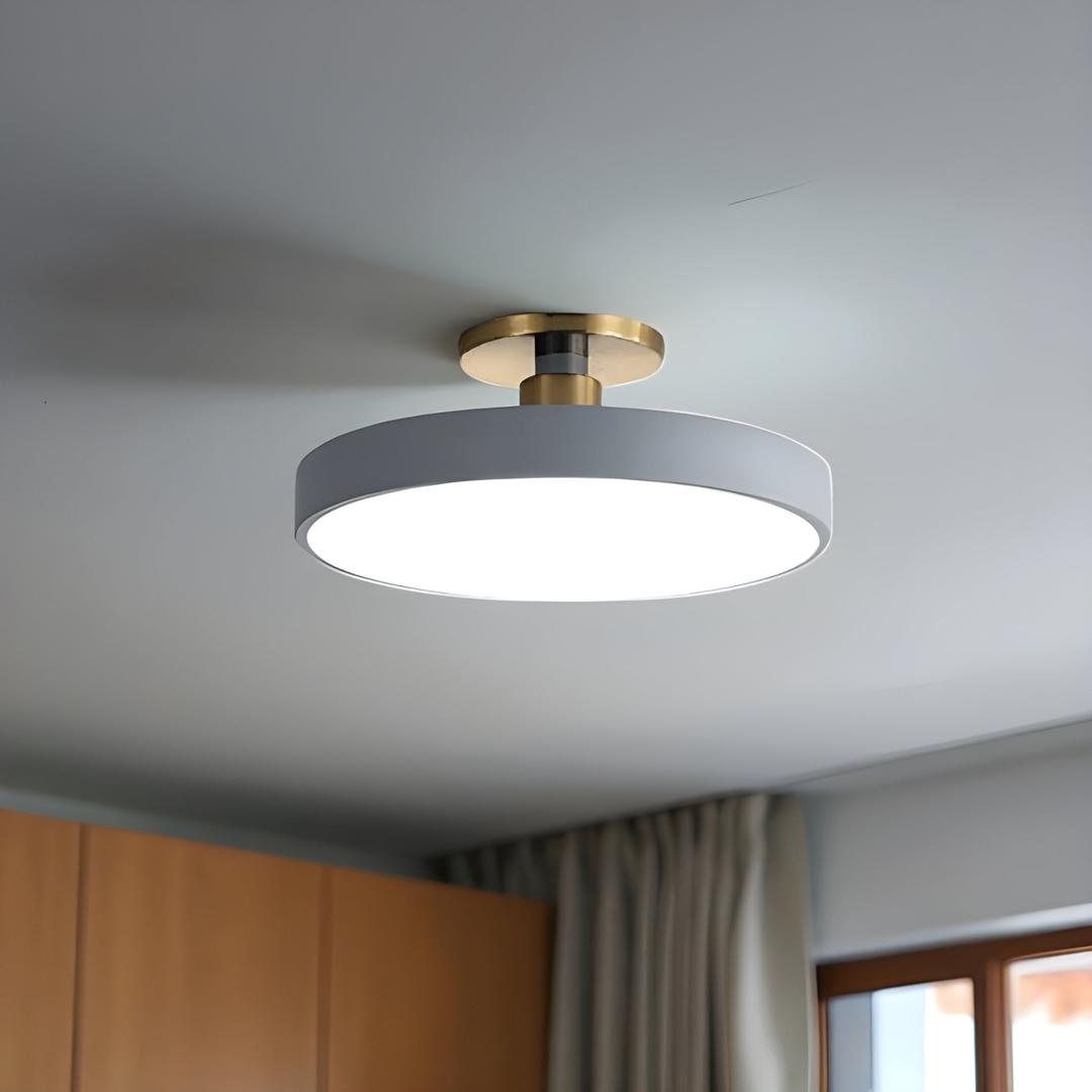 Okrągła Lampa Sufitowa LED – Nowoczesne Wnętrza – widok produktu 5 | Nuvira Home