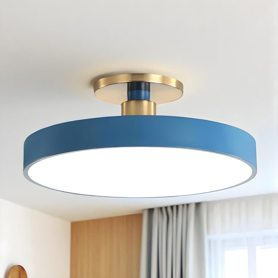 Okrągła Lampa Sufitowa LED – Nowoczesne Wnętrza – widok produktu 7 | Nuvira Home