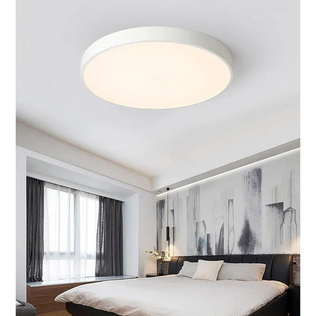 Okrągła lampa sufitowa LED w nowoczesnym stylu – widok produktu 7 | Nuvira Home