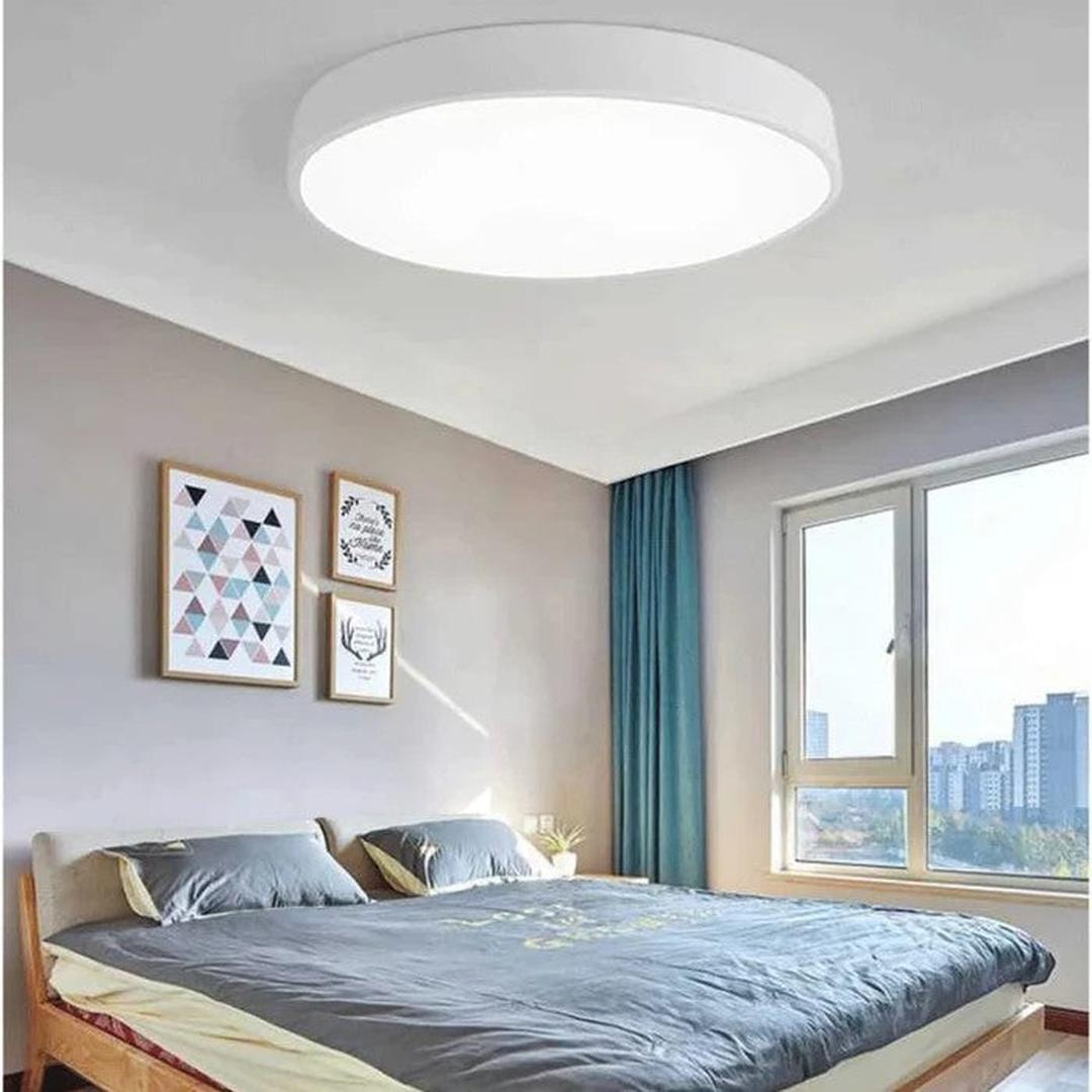 Okrągła lampa sufitowa LED w nowoczesnym stylu – widok produktu 9 | Nuvira Home