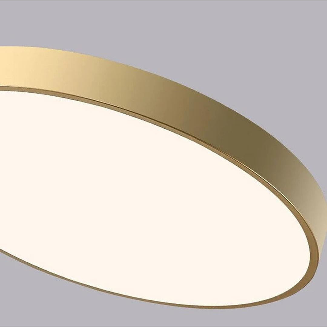 Okrągła lampa sufitowa LED w nowoczesnym stylu – widok produktu 24 | Nuvira Home