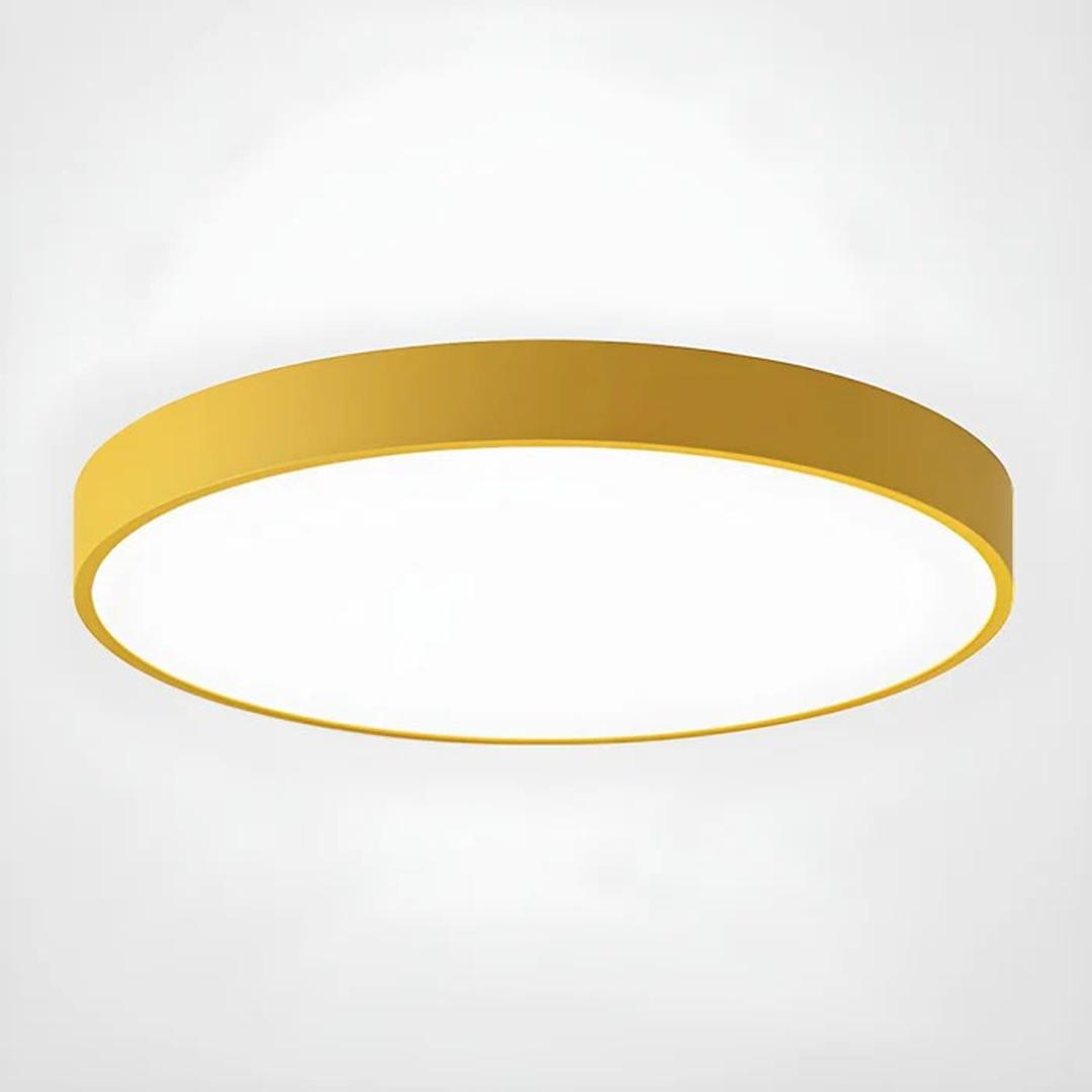Okrągła lampa sufitowa LED w nowoczesnym stylu – widok produktu 30 | Nuvira Home