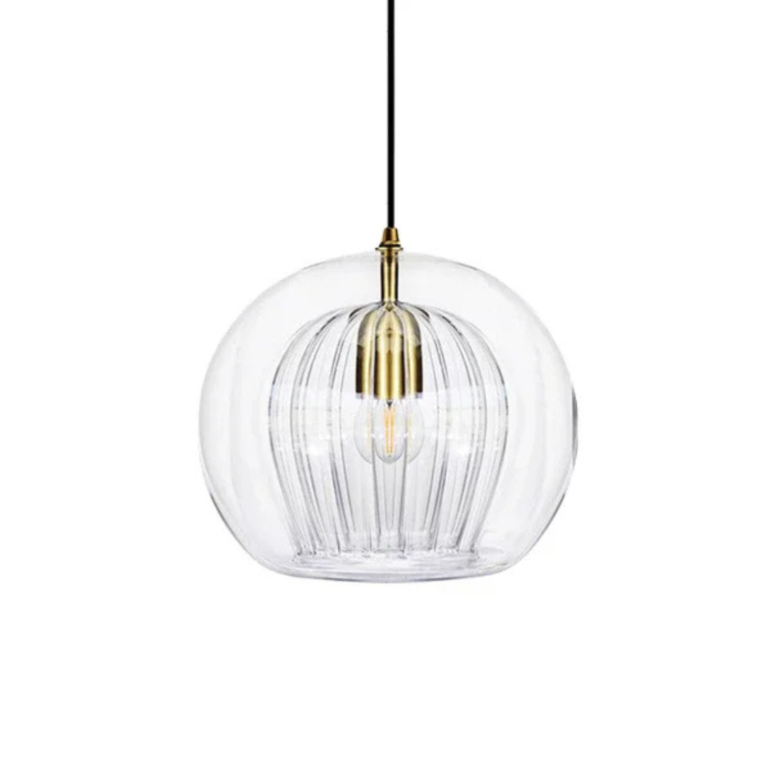Okrągła Szklana Lampa Wisząca Do Kuchni – widok produktu 14 | Nuvira Home