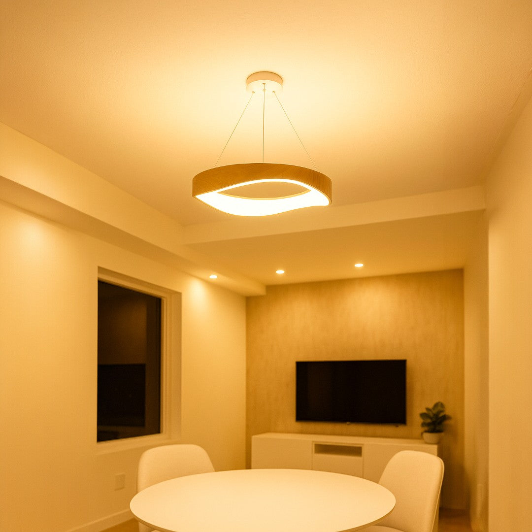 Okrągłe Lampy Wiszące W Kształcie Fali – Regulowane – widok produktu 1 | Nuvira Home