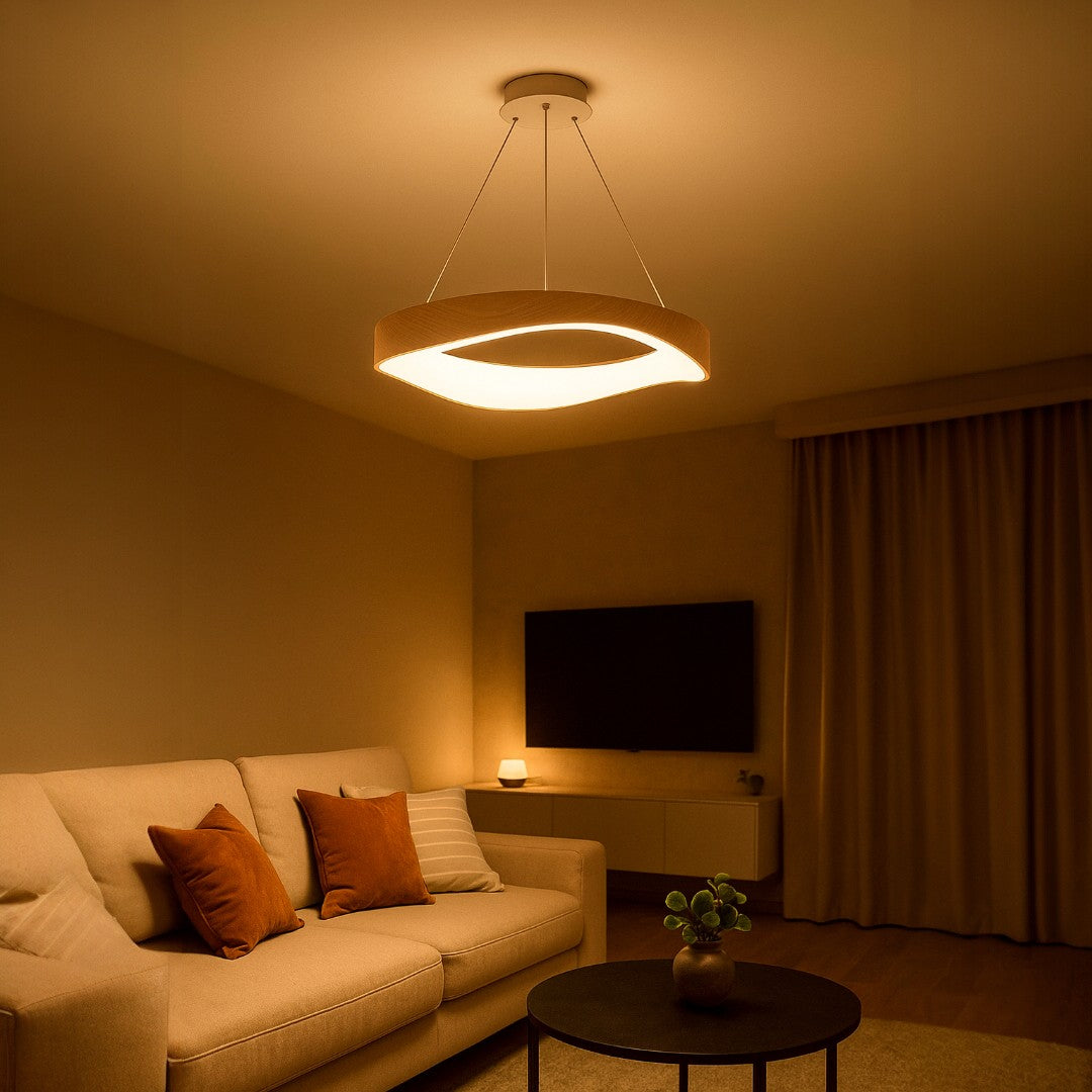 Okrągłe Lampy Wiszące W Kształcie Fali – Regulowane – widok produktu 8 | Nuvira Home