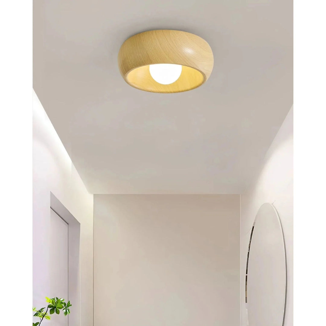 Organiczna drewniana lampa sufitowa – widok produktu 21 | Nuvira Home